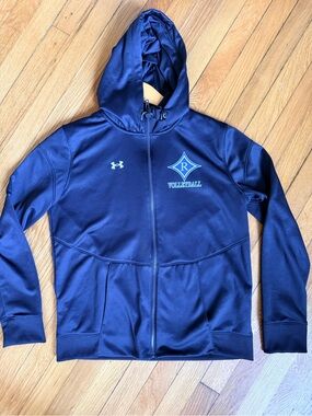 Under Armour Black Volleyball Full-Zip Hoodie